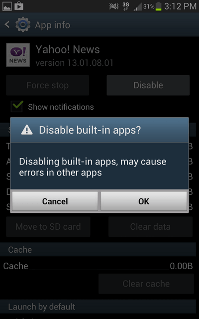 1. Disable Confirm