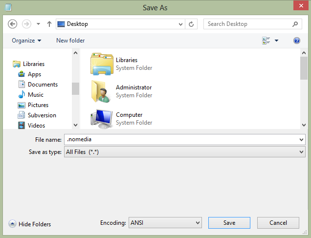 nomedia file converter