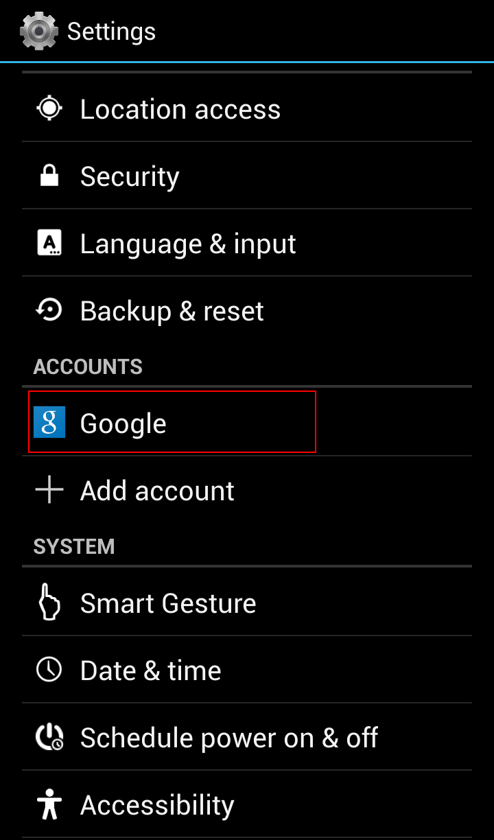 change google account on android without reset