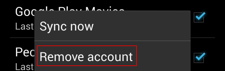 3.Remove Account